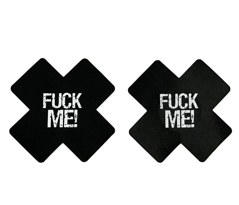 Cache Tétons "FUCK ME" fluorescent